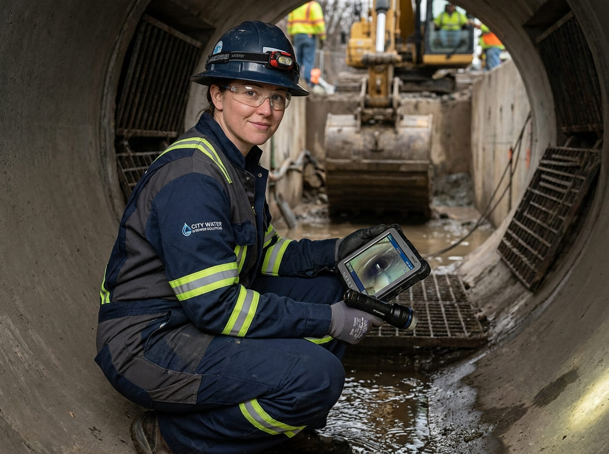 Sewer Line Inspection & Replacement in Waelder